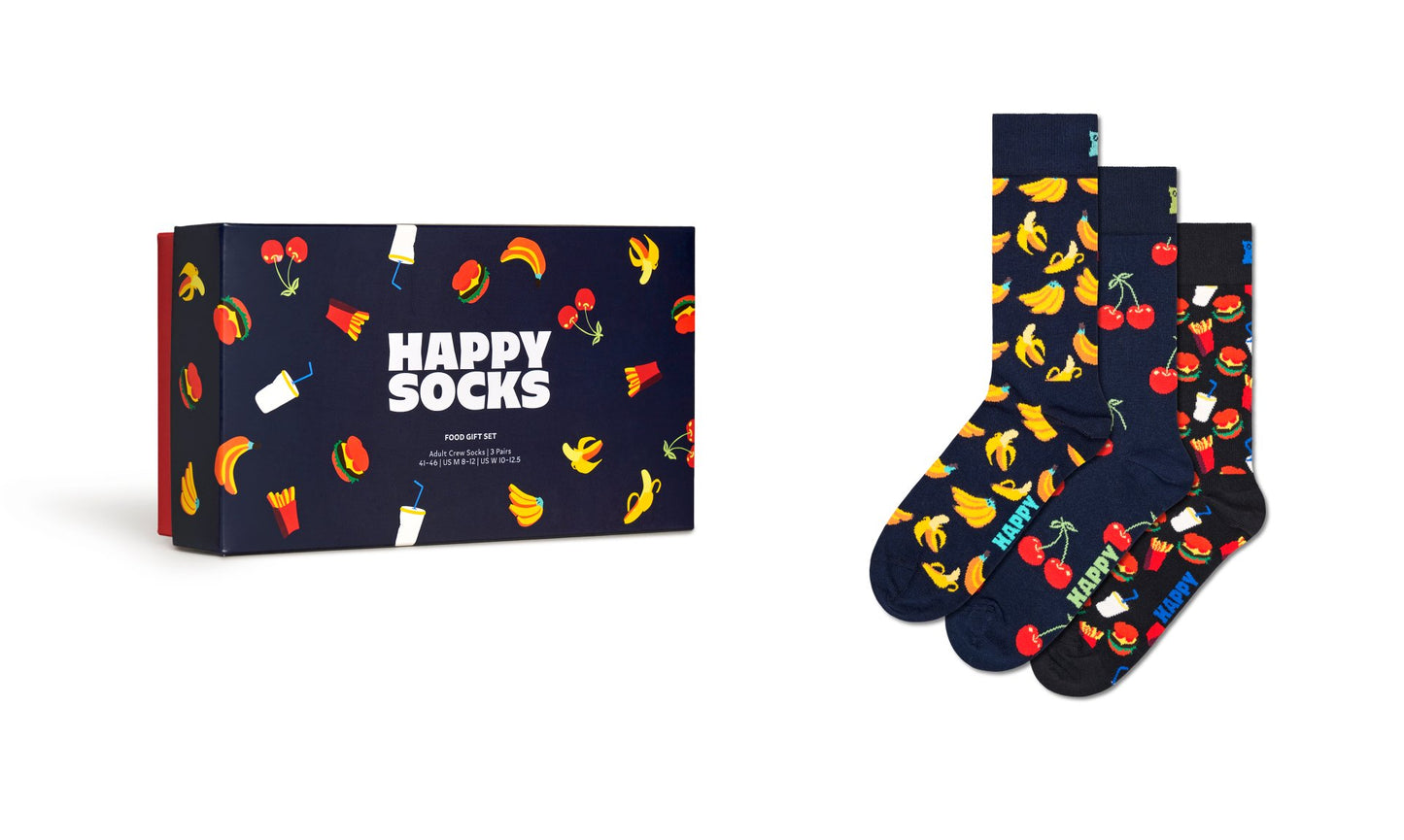 3-Pack Food Socks Gift Set (41-46)