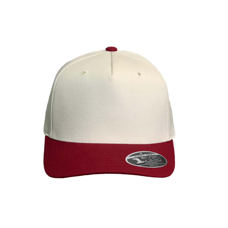 5300-SND/D.RED 5 Panel - Sand & Depp Red Adjustable Fit