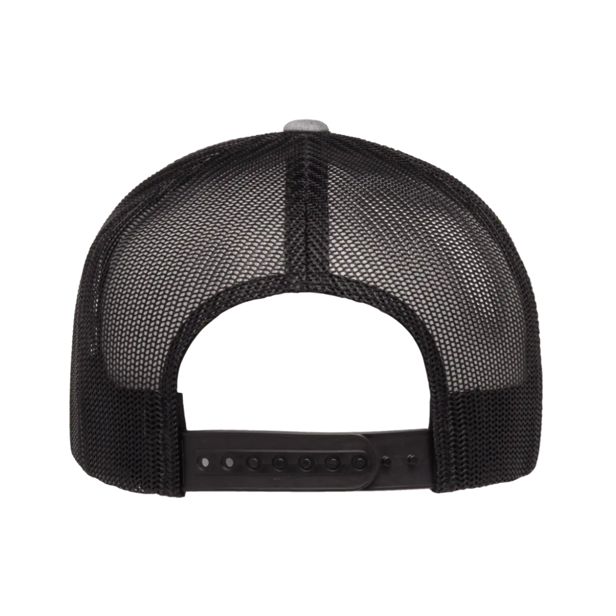 6606T-DHG/BLK Retro Trucker Dark Heather Grey & Black Cap Adjustable Fit