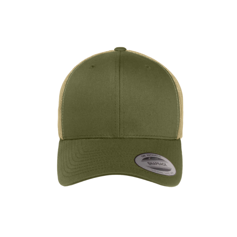 6606T-MOS/KH Retro Trucker Moss Khaki Cap