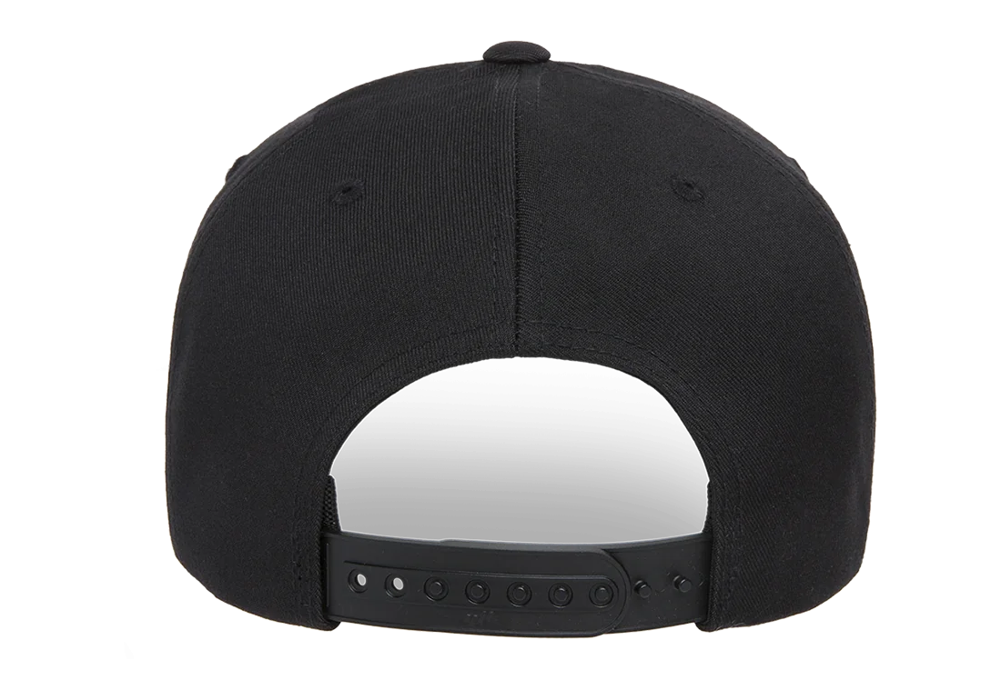 6110NU-BLK Flexfit Nu Black Adjustable Fit