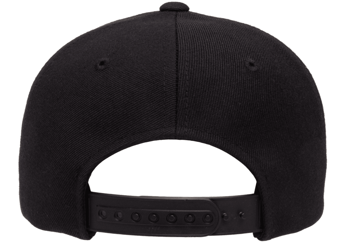 Y-6389X-BLK - YOUTH X-Cap Black Retro Cotton Blend Snapback Adjustable Fit