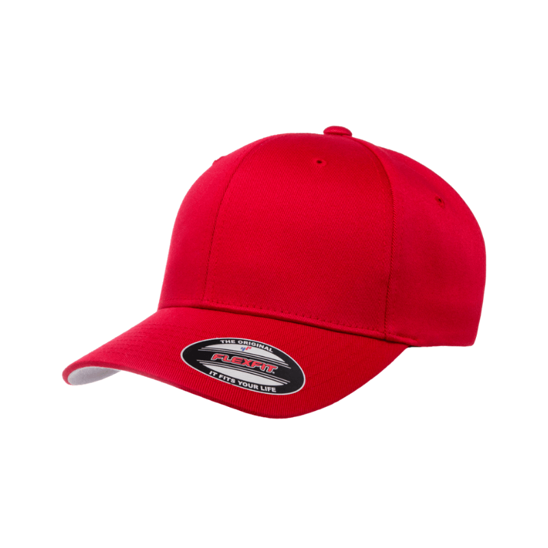 6277-RD Baseball Red Cap Fitted