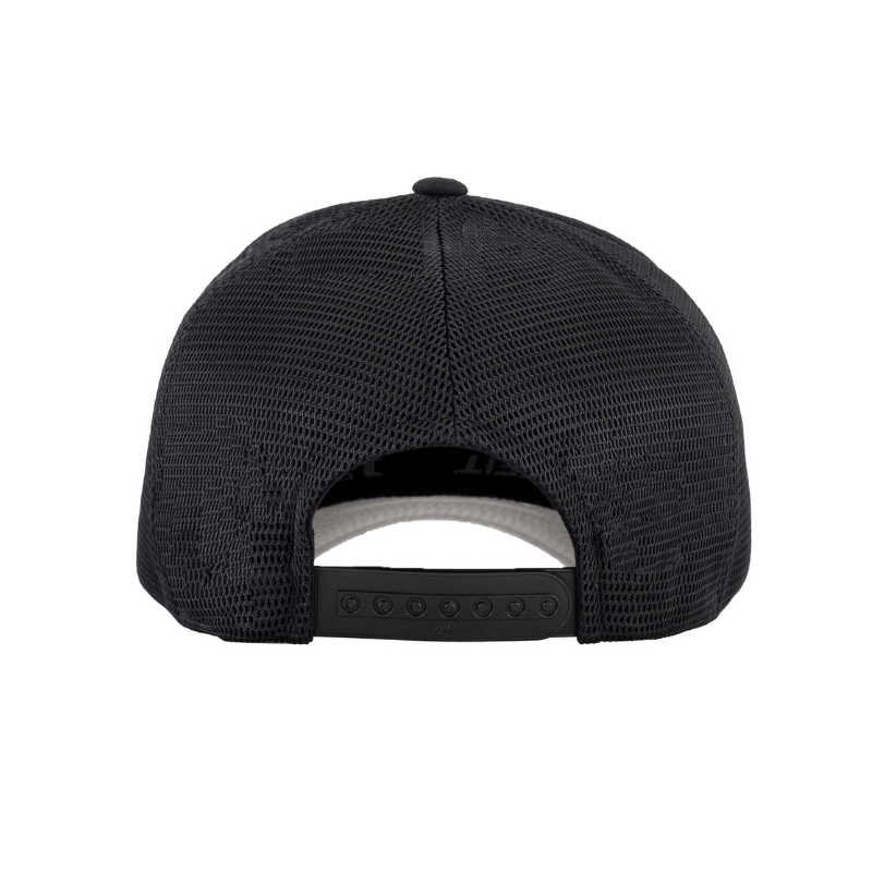 110AFM-BLK 110 Fit Black Cap Stretch Mesh Adjustable Fit