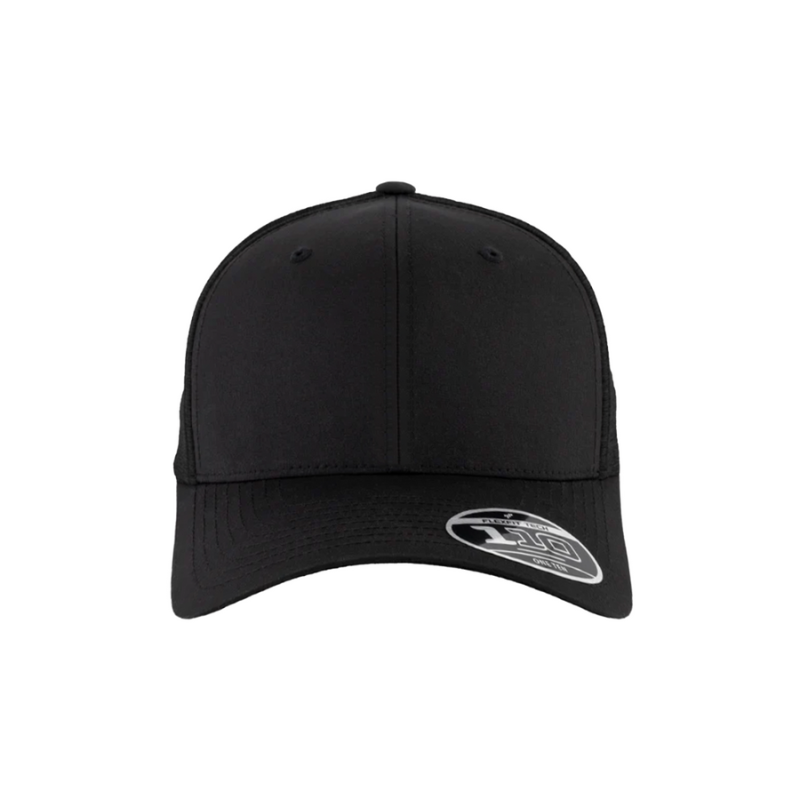 110HB-BLK - 110 Fit Black Cap Hybrid Adjustable Fit
