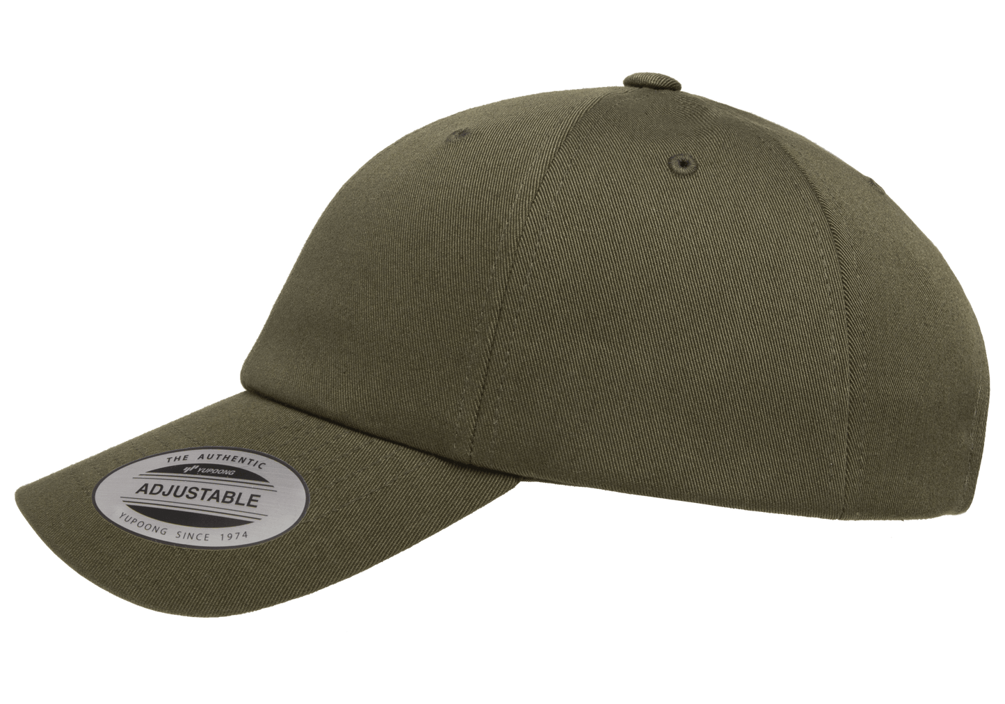 6389-BB-ON - Olive Night Retro Unstructured XCAP with Brass Buckle Strap Adjustable Fit