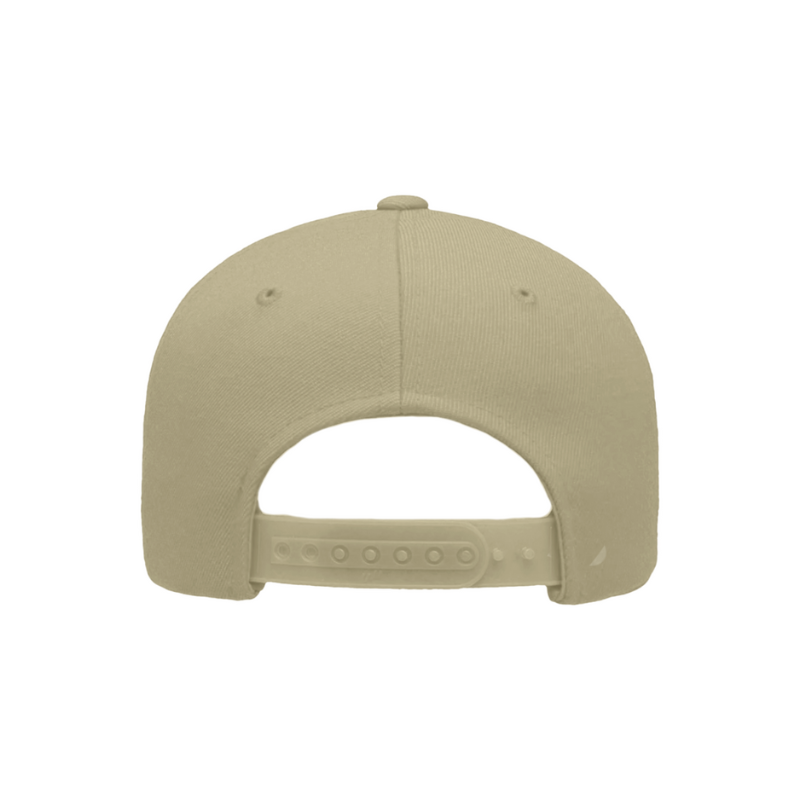 6389X-KH - X-Cap Khaki Retro Cotton Blend Snapback Adjustable Fit