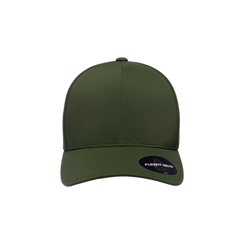 DELTA-ADJ-OLV Stylish Delta Olive Cap with Adjustable Fit