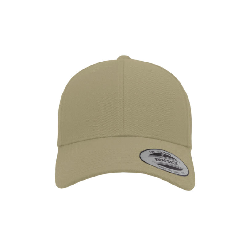 6389X-KH - X-Cap Khaki Retro Cotton Blend Snapback Adjustable Fit