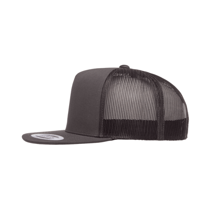 6006-CHAR Classic Trucker Charcoal Cap Adjustable Fit