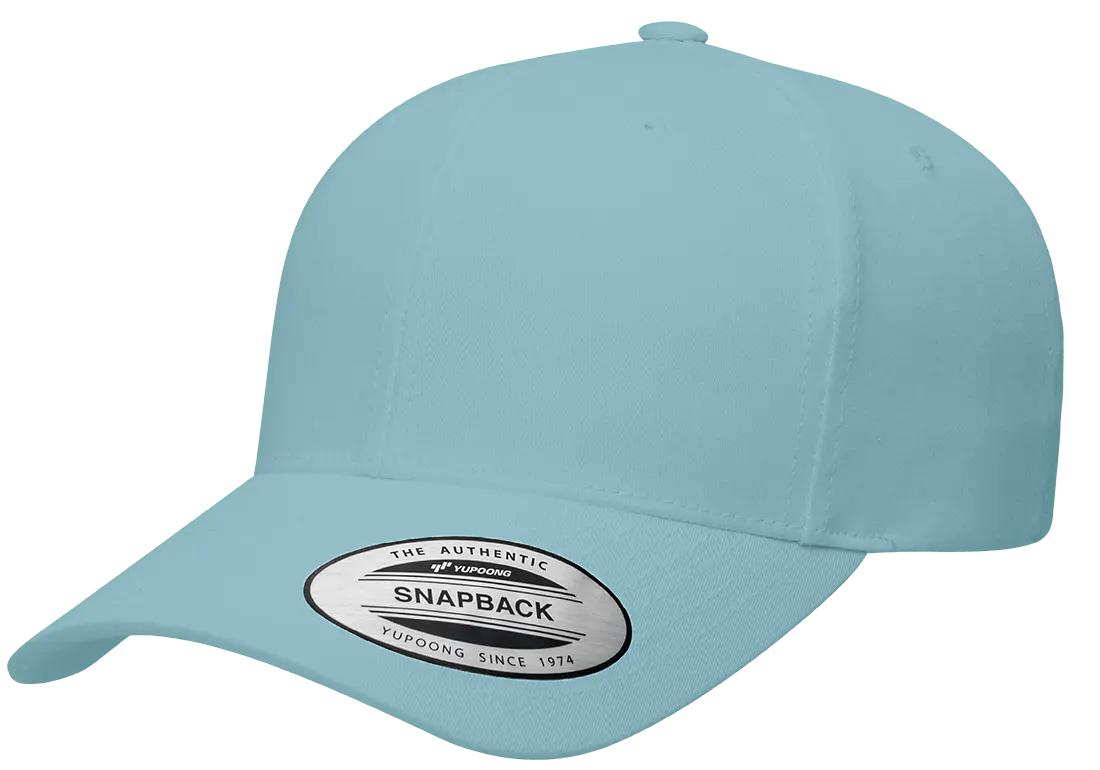6389X-B.BLU - X-Cap Baby Blue Retro Cotton Blend Snapback Adjustable Fit