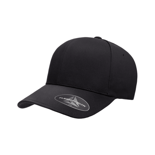 DELTA-ADJ-BLK Stylish Delta Black Cap with Adjustable Fit