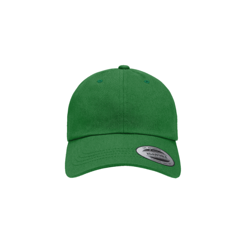 6245CM-VGRN Verdent Green Dad Cap with Brass Clip Adjustable