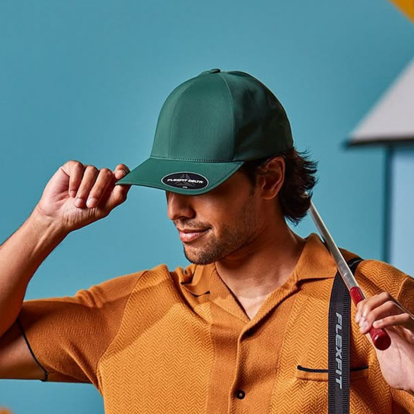 DELTA-ADJ-BLK Stylish Delta Black Cap with Adjustable Fit