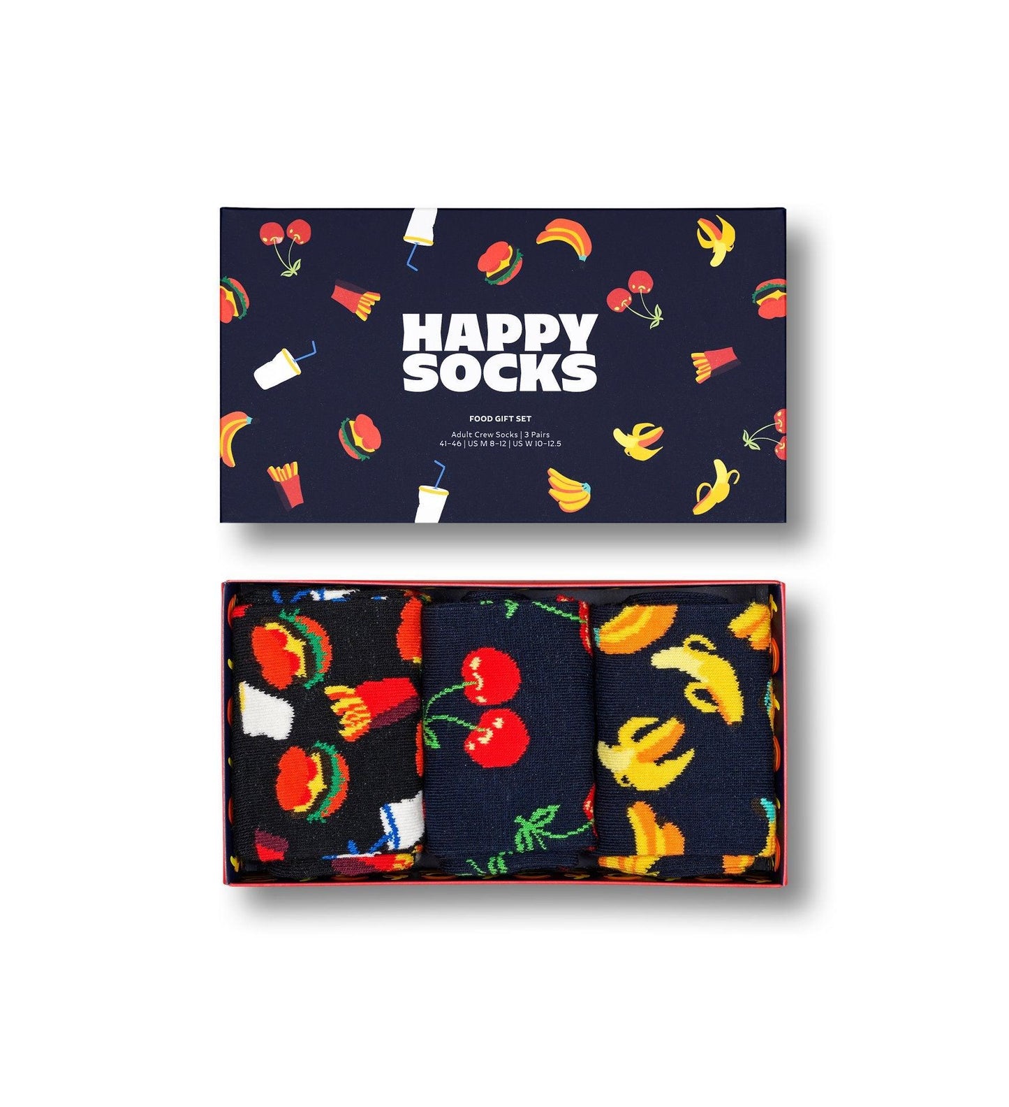 3-Pack Food Socks Gift Set (41-46)