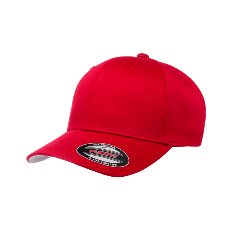6277-RD Baseball Red Cap Fitted