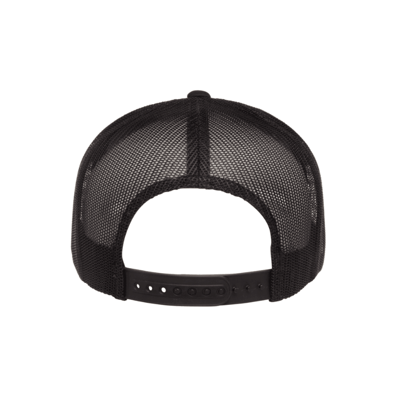 6006-BLK Classic Trucker Black Cap