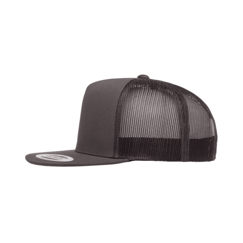 6006-CHAR Classic Trucker Charcoal Cap
