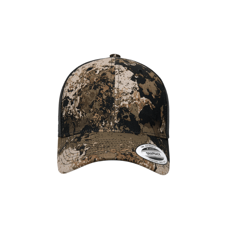 6606VC-WDE Retro Trucker Veil Camo Wideland Cap