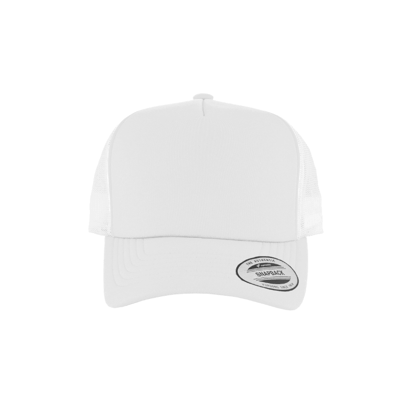 6700-WHT VZ Trucker White Cap Adjustable Fit