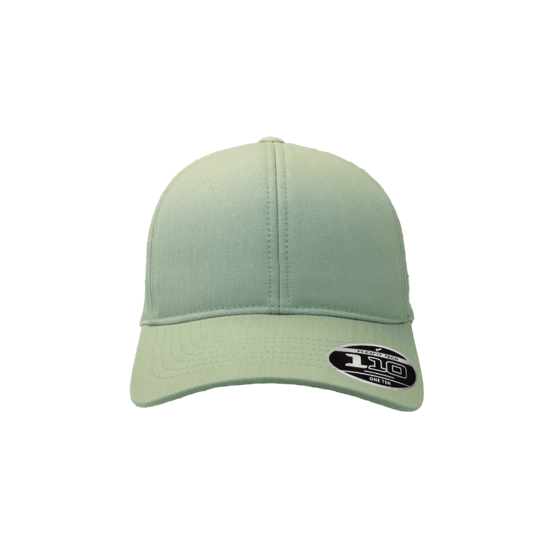 110-SAGE Sage Cap Cotton Herringbone Adjustable Fit