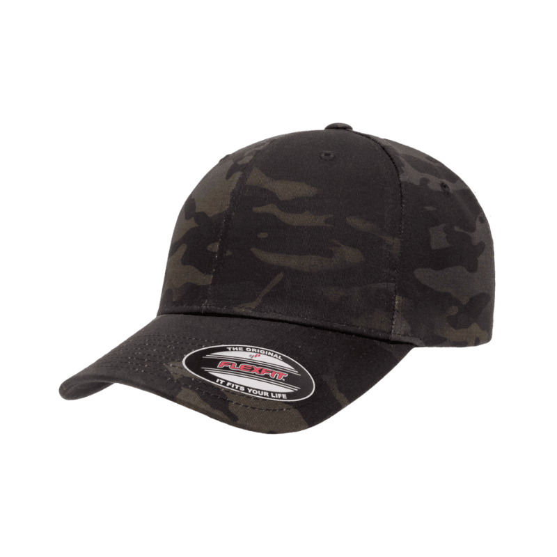 6277MC-BLK Baseball Multicam Black Cap Fitted