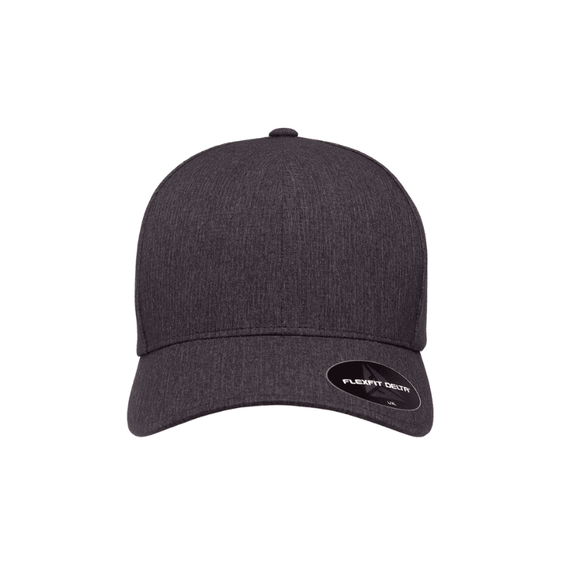 DELTA-CARBON Delta Carbon Charcoal Melange Fitted Cap