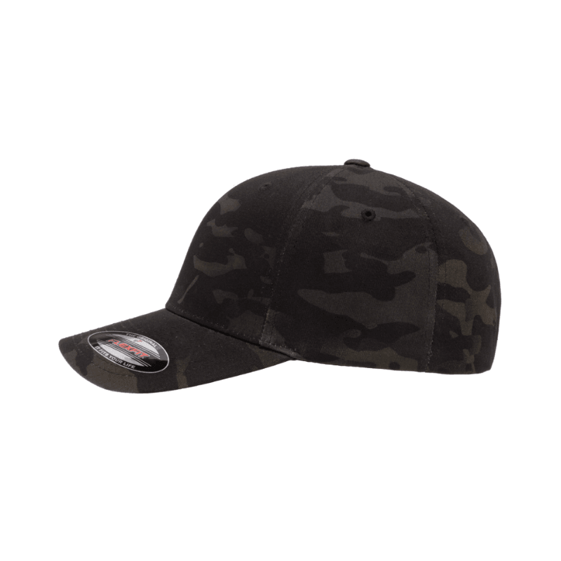 6277MC-BLK Baseball Multicam Black Cap Fitted
