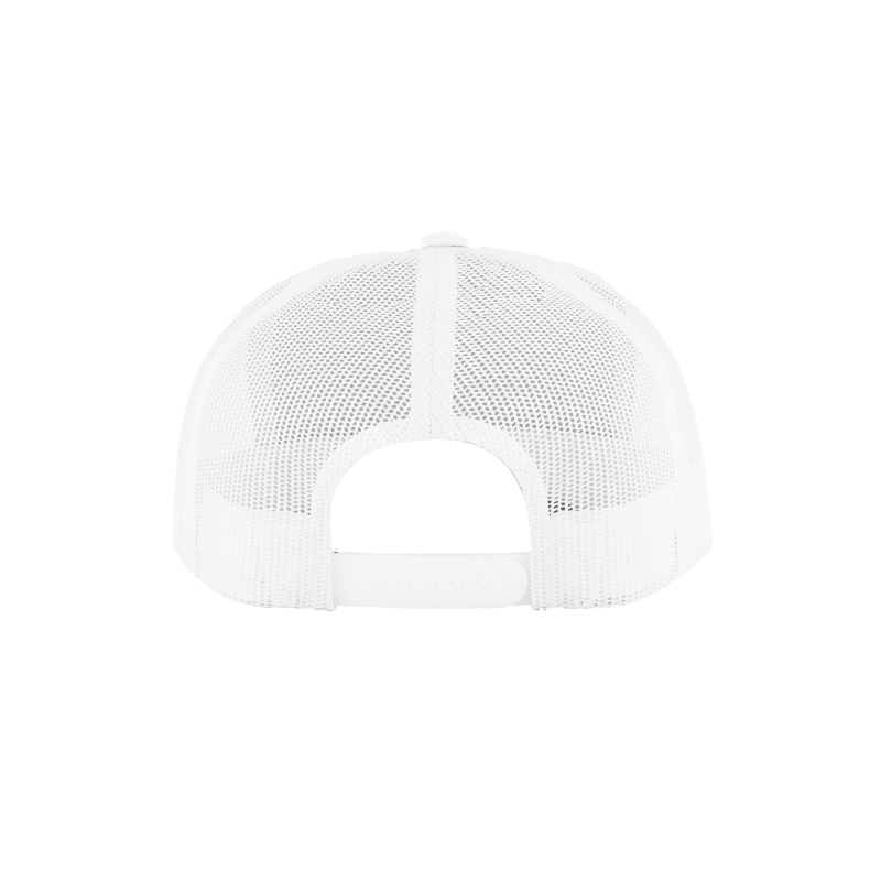 6700-WHT VZ Trucker White Cap Adjustable Fit
