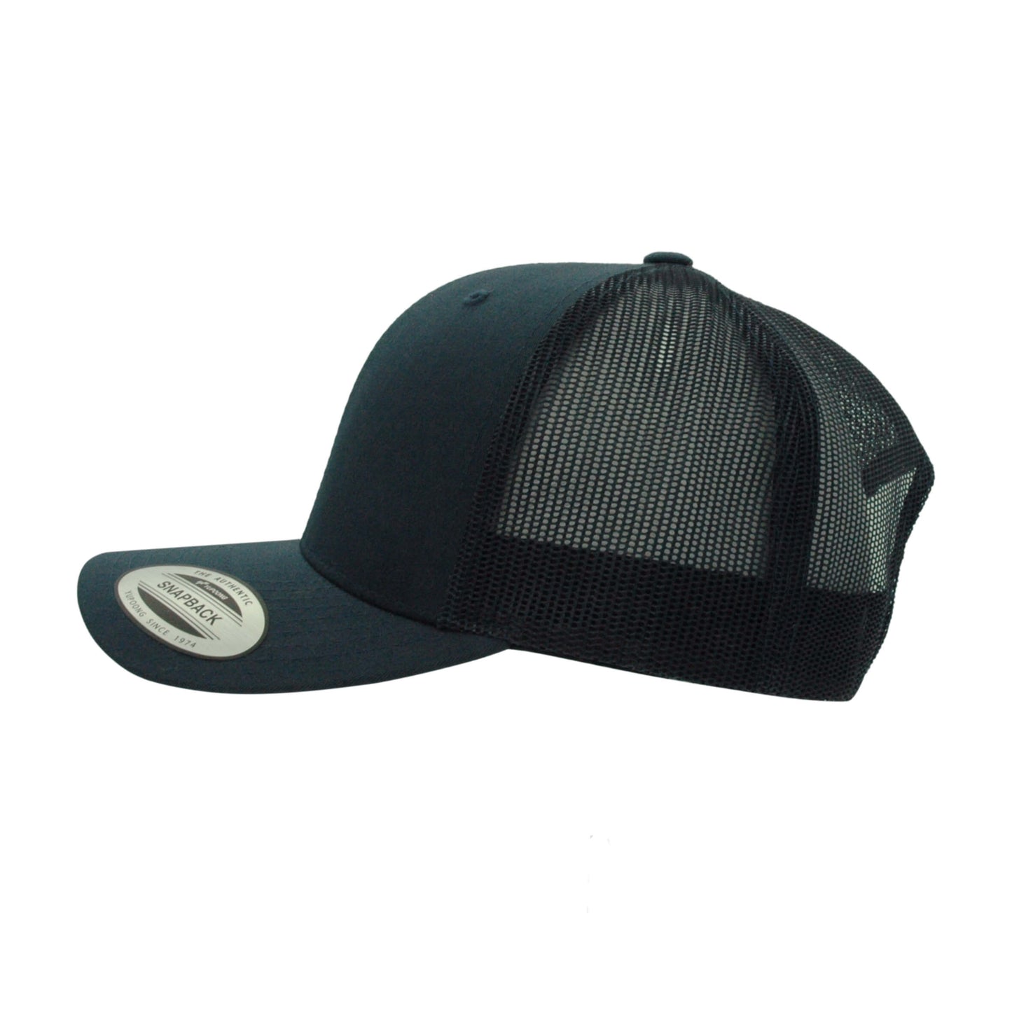 6606-NVY Retro Trucker Navy Cap Adjustable Fit