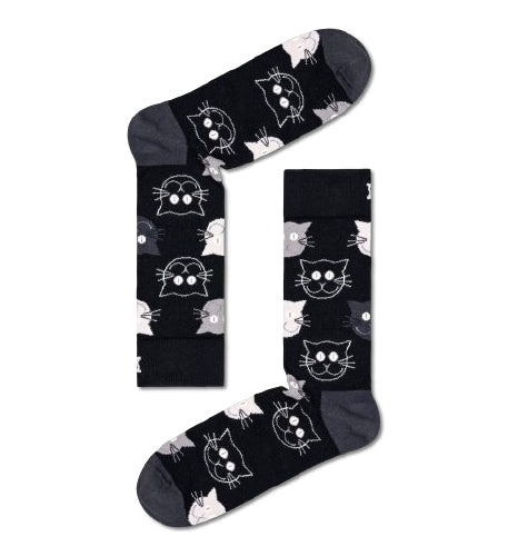3-Pack Mixed Cat Socks Gift Set (41-46)