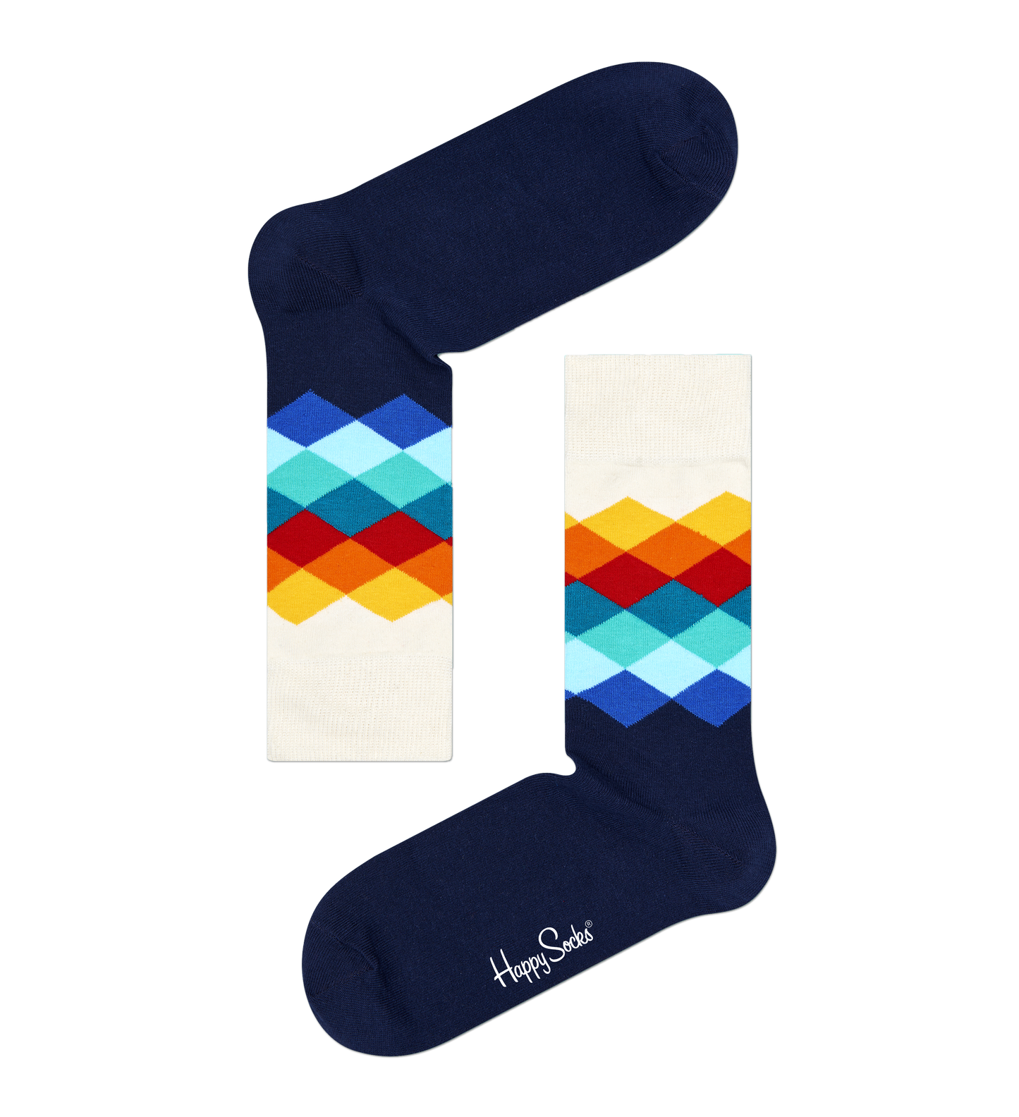 Faded Diamond Sock (36-40)