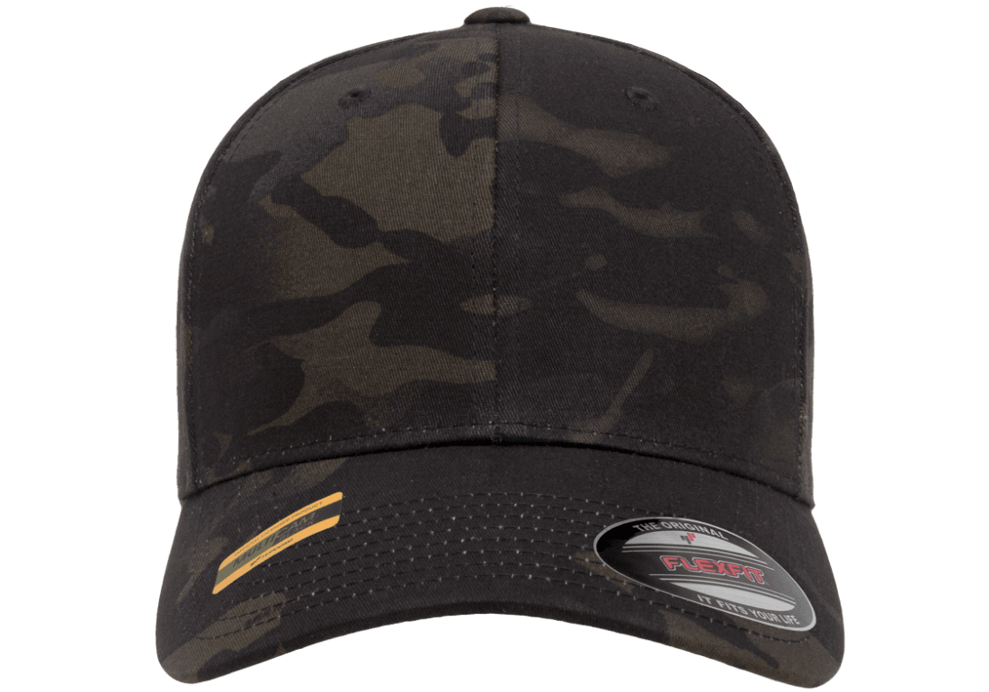 6277MC-BLK Baseball Multicam Black Cap Fitted