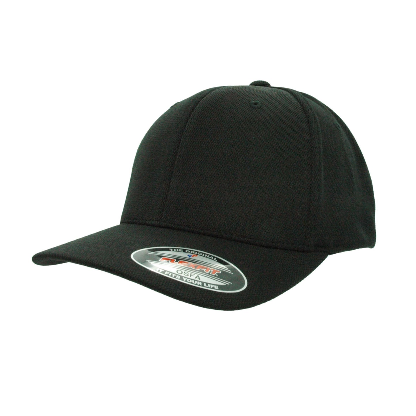 6597-BLK Cool & Dry Sport Black Cap