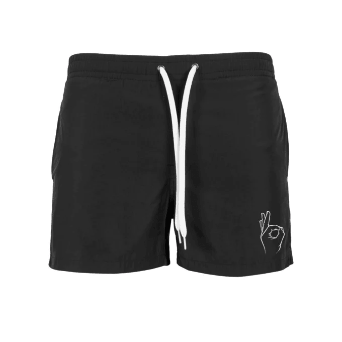 Urban Easy Sign Black Swim Shorts