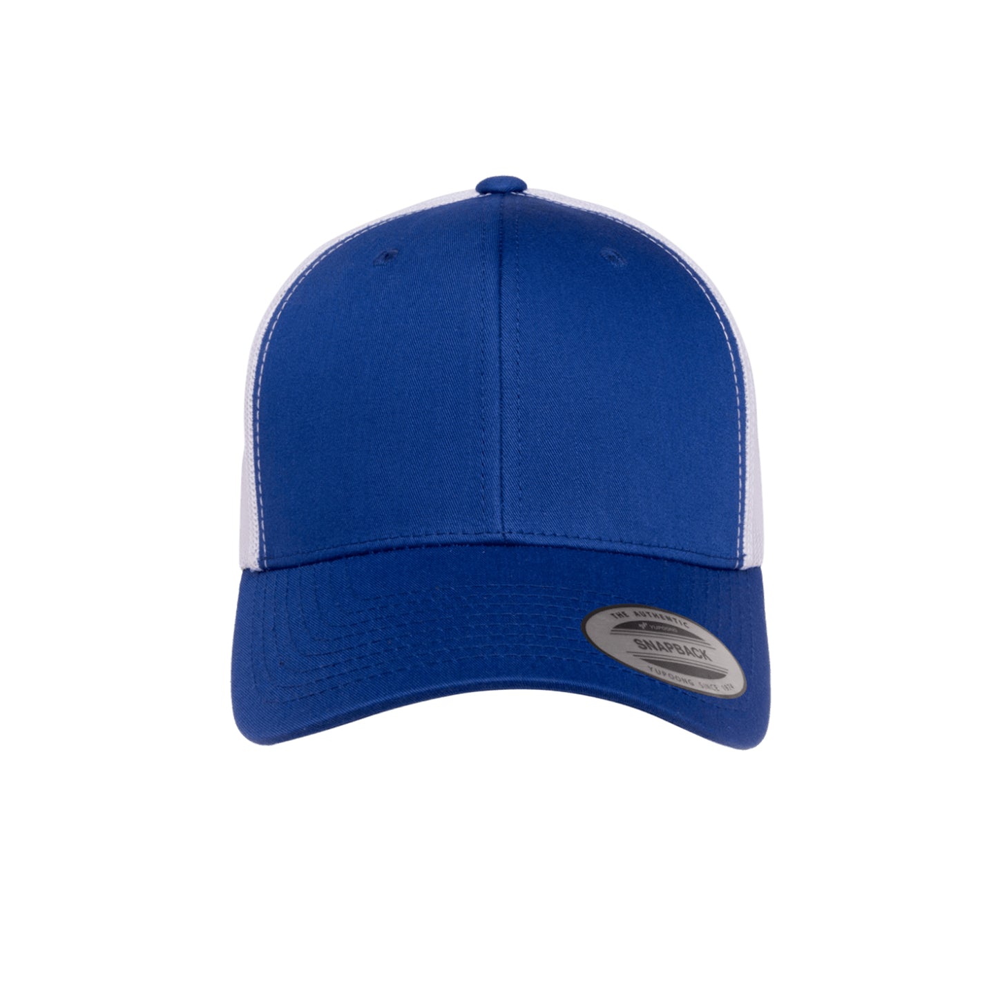 6606T-RYL/WHT Retro Trucker Royal Blue & White Cap Adjustable Fit