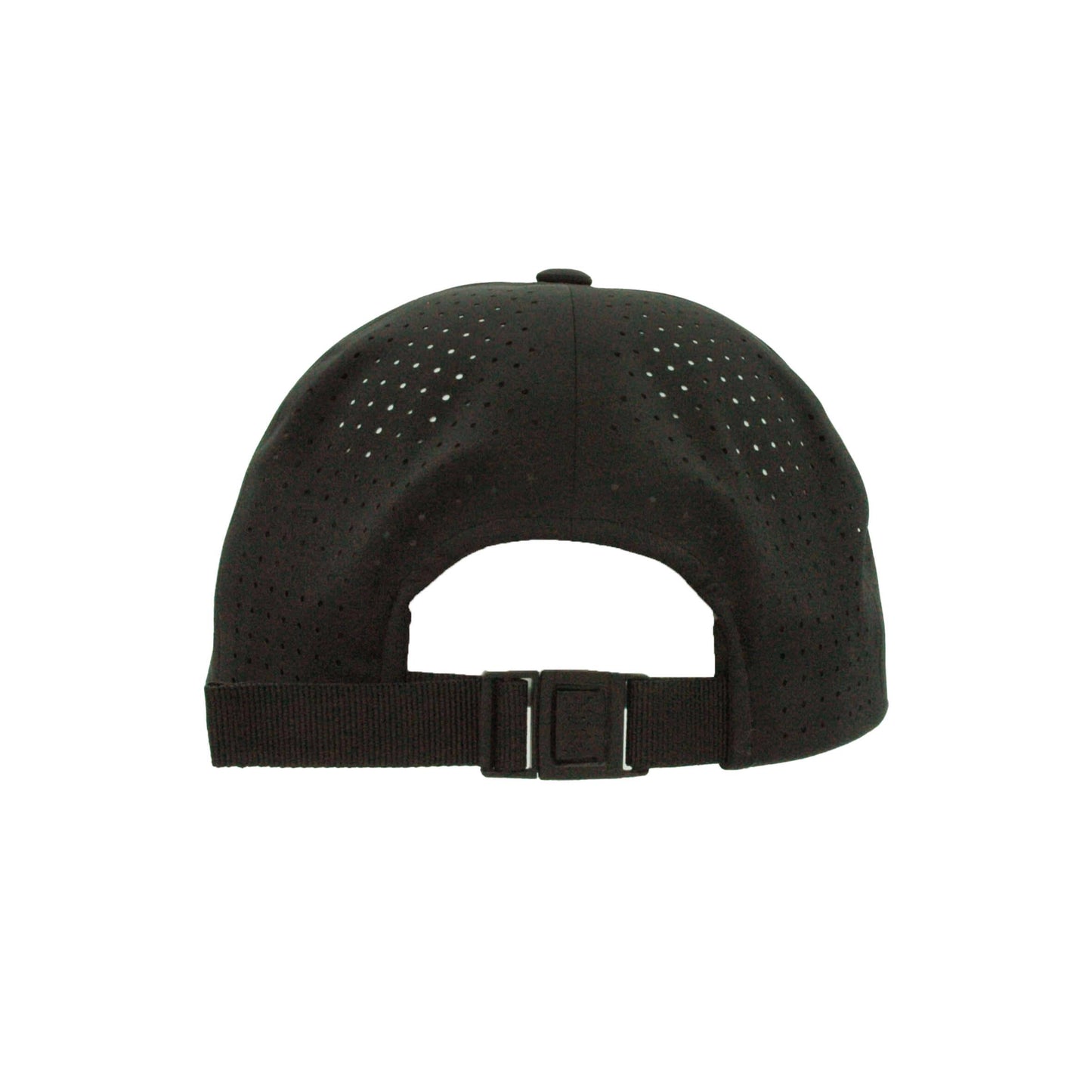 DELTA-PERF-ADJ-BLK Delta Black Perforated Adjustable Cap