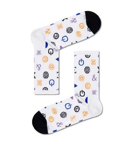 Happy Socks Ctrl Alt Del 3/4 Crew Sneaker Sock (36-40)