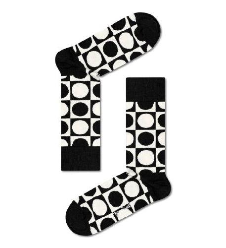 4-Pack Black & White Socks Gift Set Adult Size (41-46)