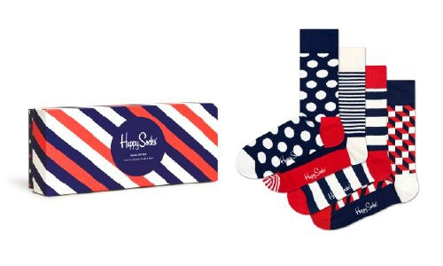 4-Pack Classic Navy Socks Gift Set (36-40)