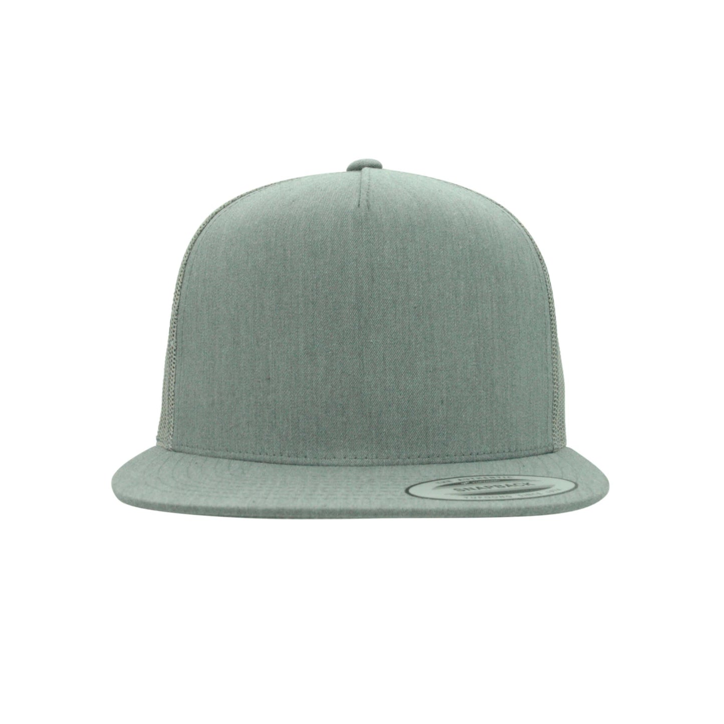 6006-HG Classic Trucker Heather Grey Cap