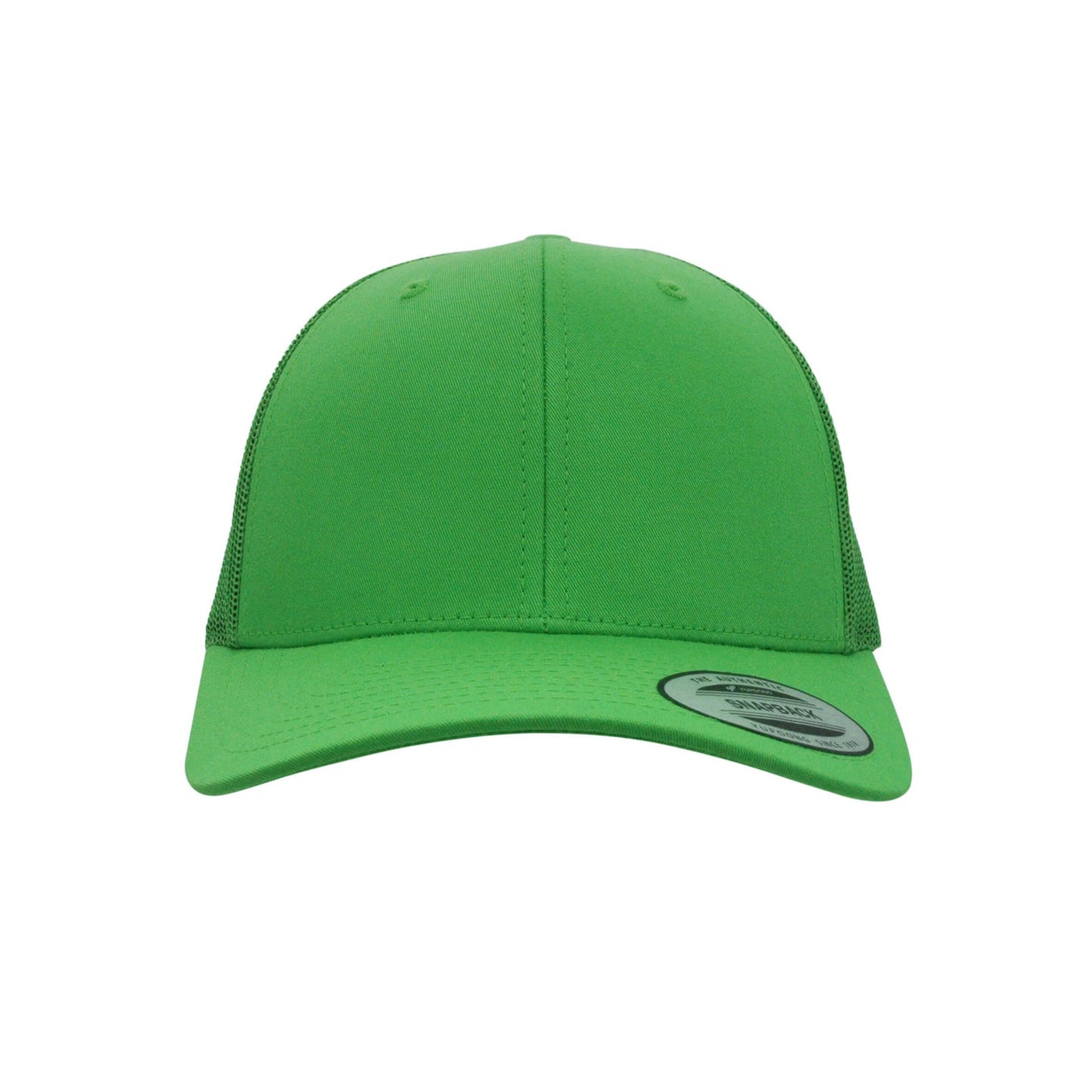 6606-N.YLW Retro Trucker Neon Green/Yellow Cap Adjustable Fit