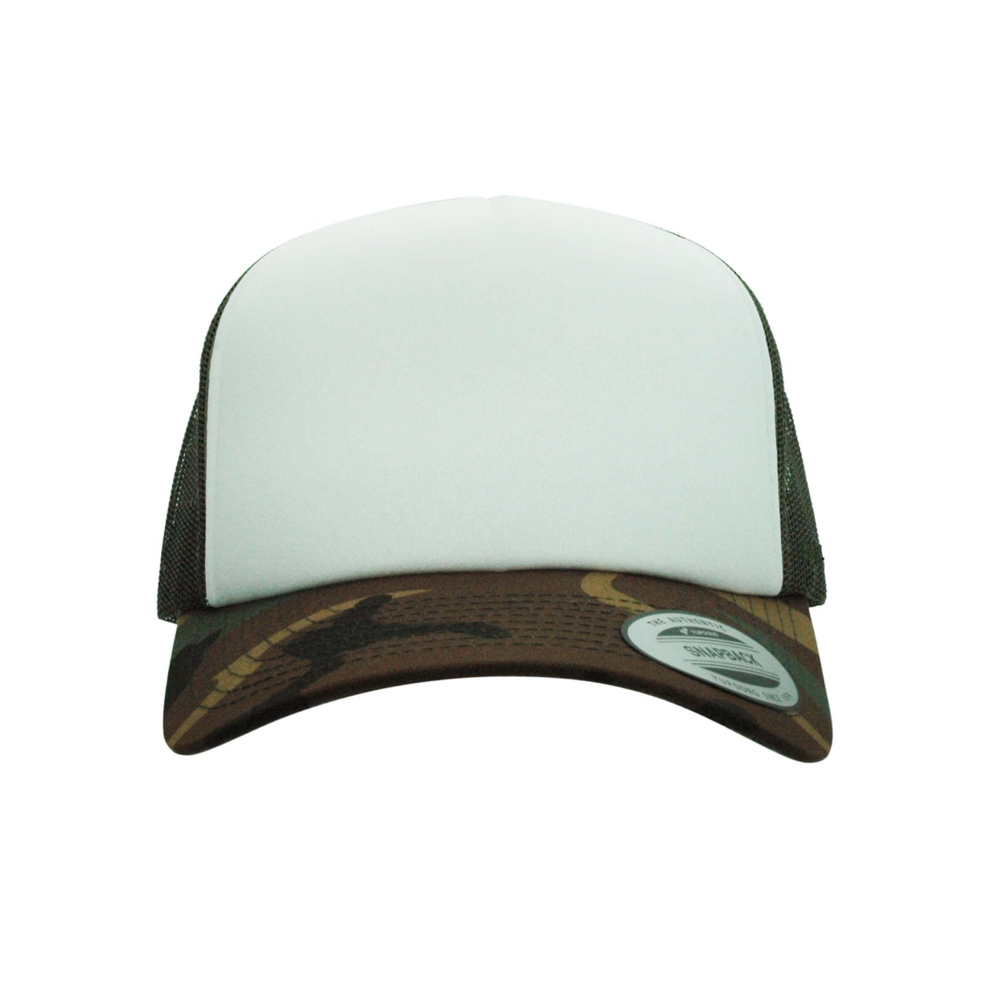 6700-CWC VZ Trucker Camo/ White/ Camo Cap
