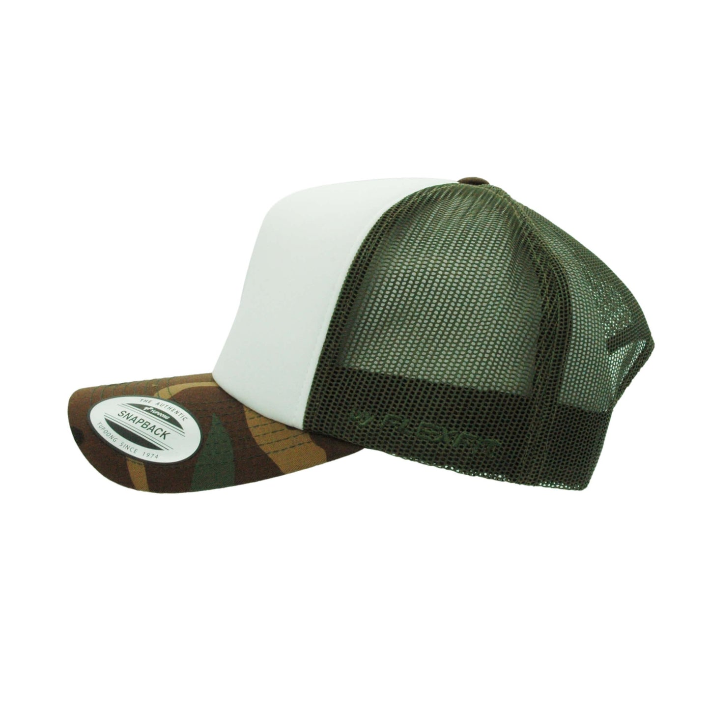 6700-CWC VZ Trucker Camo/ White/ Camo Cap