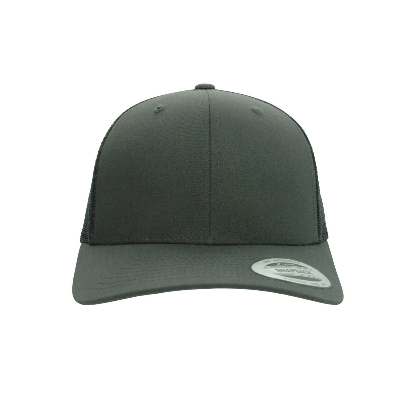 6606-CHAR Retro Trucker Charcoal Cap Adjustable Fit