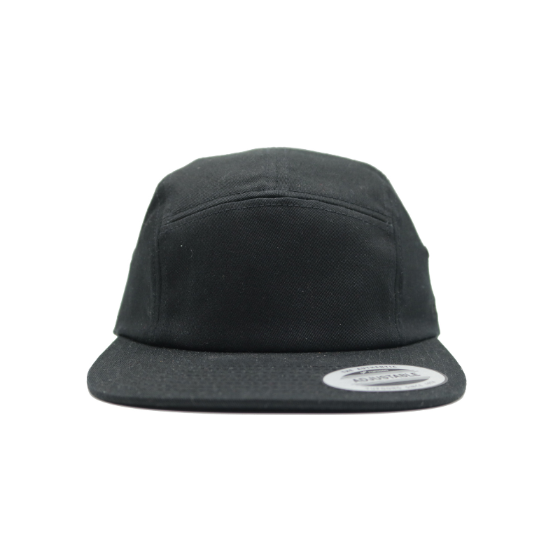 7005-BLK Jockey Style Black Cap Adjustable Fit