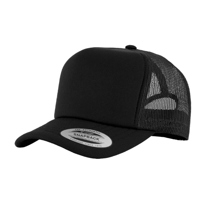 6700-BLK VZ Trucker Black Cap Adjustable Fit