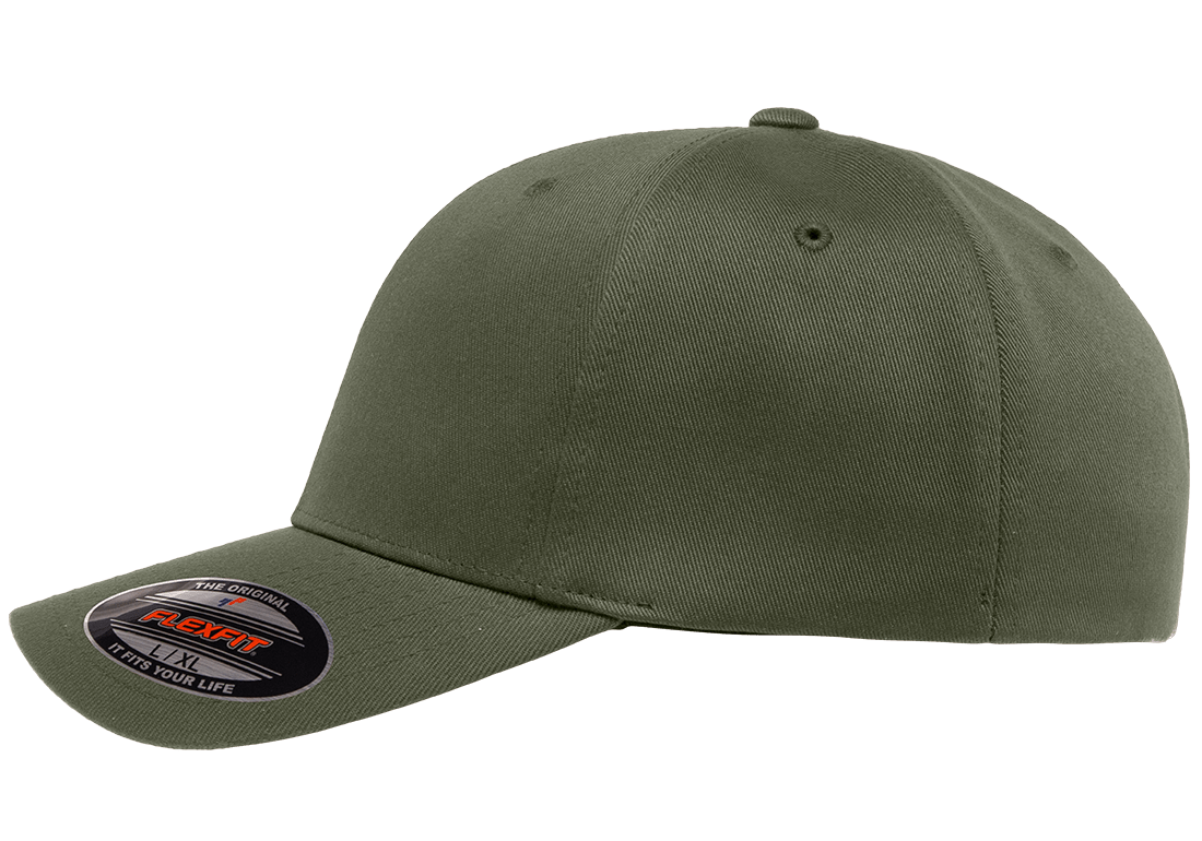 6277-OLV Baseball Olive Cap Fitted