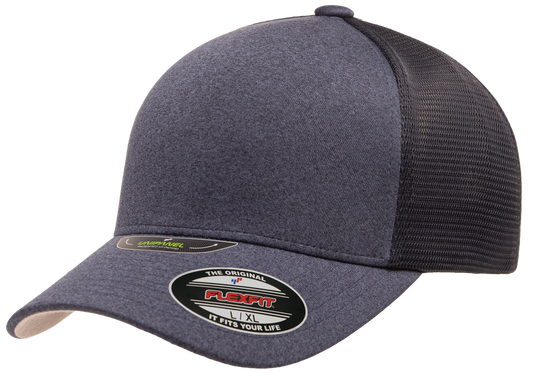 5511UP-NVY Unipanel Mesh Navy Cap Fitted