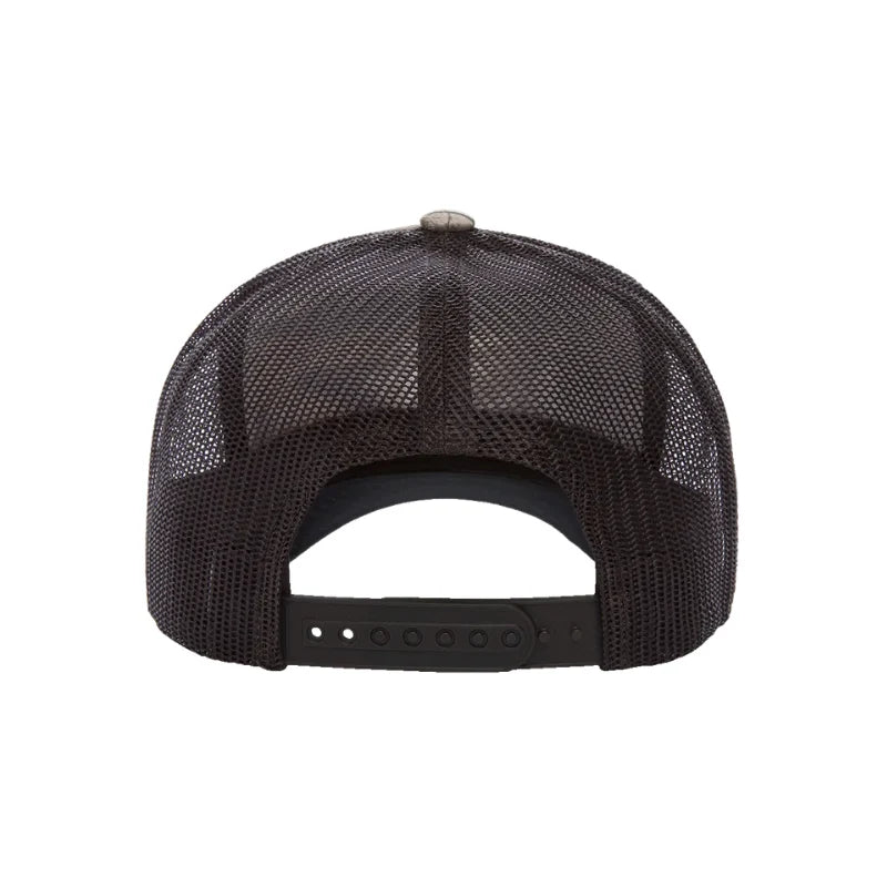 6606VC-WDE Retro Trucker Veil Camo Wideland Cap Adjustable Fit